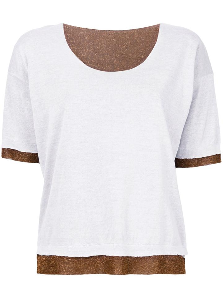 Roberto Collina Layered T-shirt - White