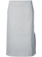Tibi Bond A-line Skirt - Grey