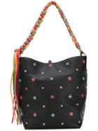 Red Valentino - Stars Studded Tote - Women - Calf Leather - One Size, Black, Calf Leather
