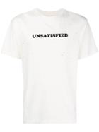 Satisfy Unsatisfied Moth Eaten T-shirt - White