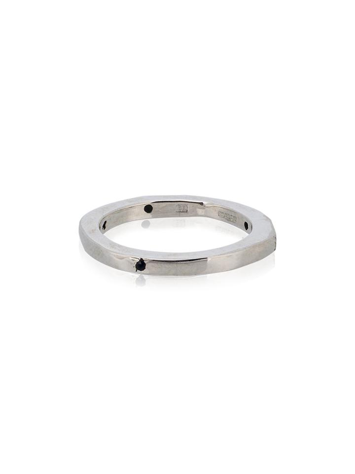 Holly Ryan Silver Wabi Sabi Ring With Sapphire - Metallic
