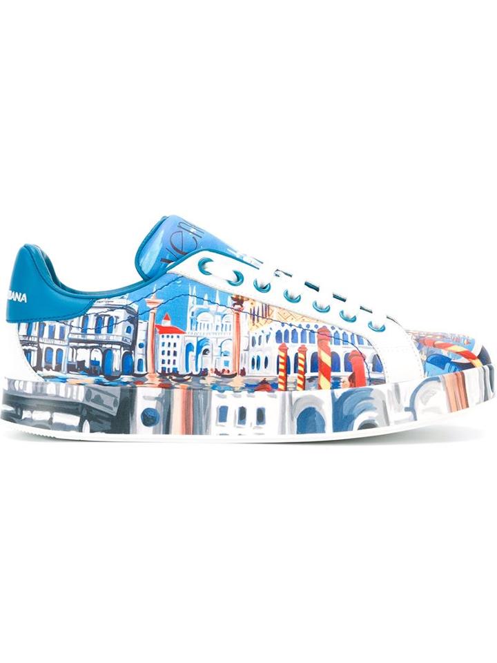 Dolce & Gabbana Venezia Print Sneakers