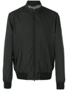 Herno Classic Collar Bomber Jacket, Men's, Size: 56, Black, Polyamide/polyester/spandex/elastane/viscose