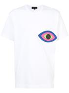 Comme Des Garçons Homme Plus Appliqué Eye T-shirt - White