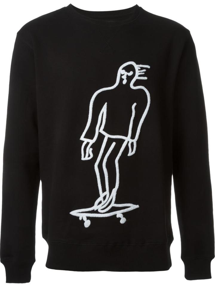 Soulland - 'milo' Sweatshirt - Men - Cotton - M, Black, Cotton