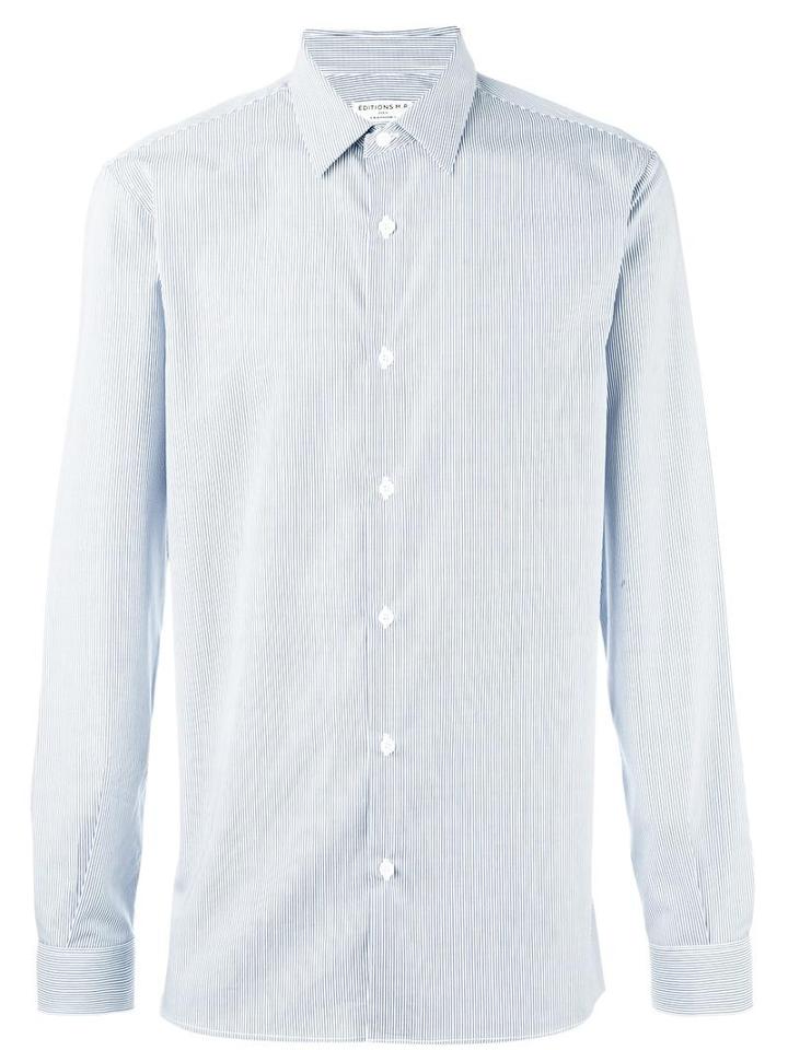 Éditions M.r 'français' Shirt, Men's, Size: 41, Blue, Cotton