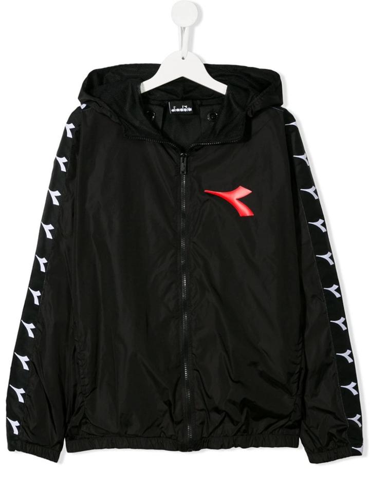 Diadora Junior Teen Bomber Jacket - Black