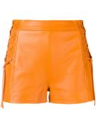 Just Cavalli Lace-up Shorts - Orange