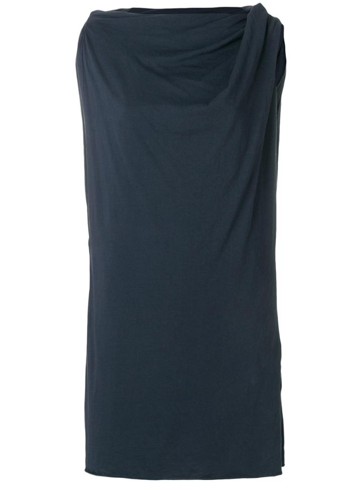 Rick Owens Drkshdw Toga Dress - Blue