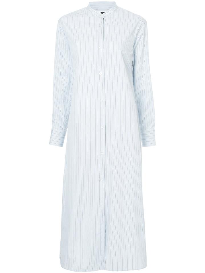 H Beauty & Youth Long Striped Shirt Dress - Grey