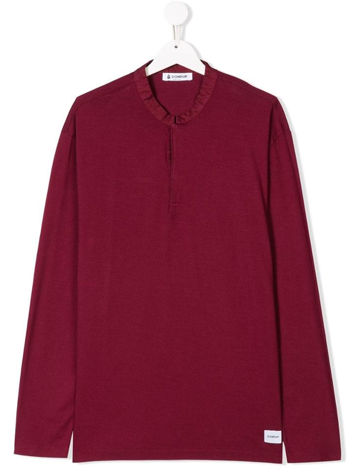 Dondup Kids Teen Long-sleeve T-shirt - Red