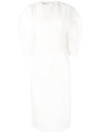Stella Mccartney - 'aleena' Dress - Women - Cotton/linen/flax/polyamide - 40, White, Cotton/linen/flax/polyamide