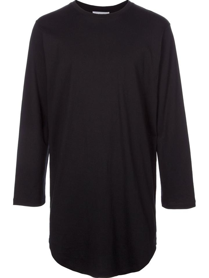 Monkey Time Long Sleeve T-shirt, Men's, Size: Medium, Black, Cotton