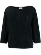 Liu Jo Button Detail Jumper - Blue