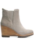 Sorel Wedge Ankle Boots - Grey