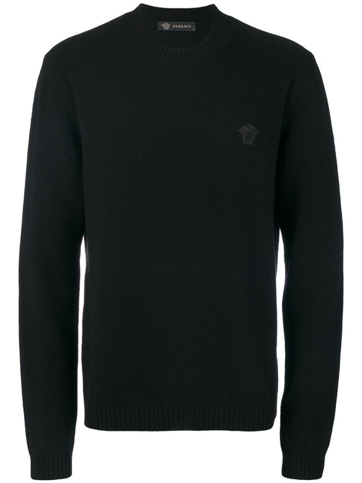 Versace Medusa Logo Jumper - Black