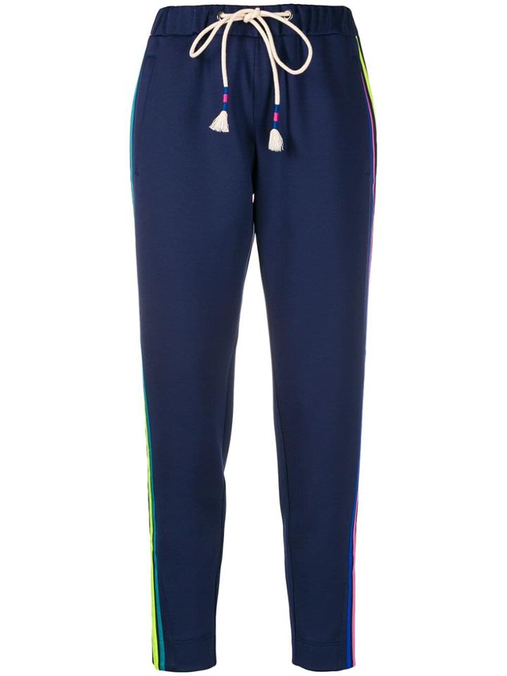 Mira Mikati Ribbon Split Trousers - Blue
