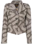 Vivienne Westwood Anglomania Fitted Patterned Jacket - Nude & Neutrals