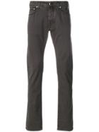 Pt01 Checked Trousers - Grey
