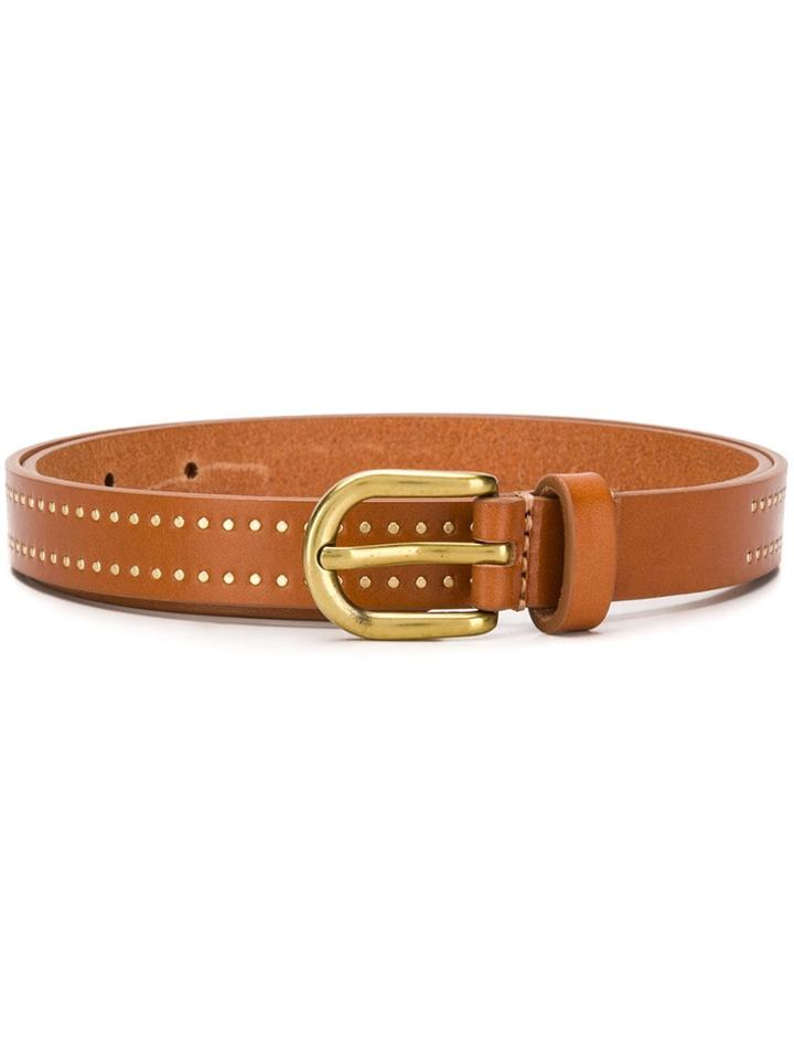 Isabel Marant Kane Studded Belt - Brown