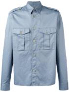 Ami Alexandre Mattiussi Pinstripe Shirt - Black