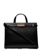 Saint Laurent Black Manhattan Small Leather Tote Bag