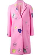 Christopher Kane Flower Sticker Coat