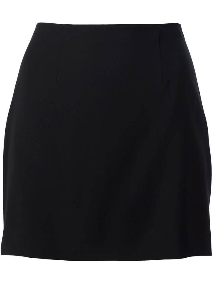 Elizabeth And James Rear Zip Skirt, Women's, Size: 12, Black, Polyester