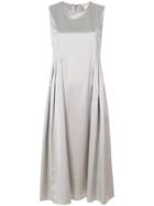's Max Mara Side Pleated Dress - Grey