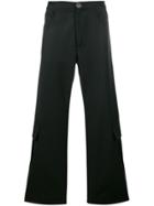Wales Bonner Straight Cargo Trousers - Black
