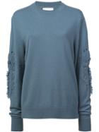 Barrie Round Neck Sweater - Blue