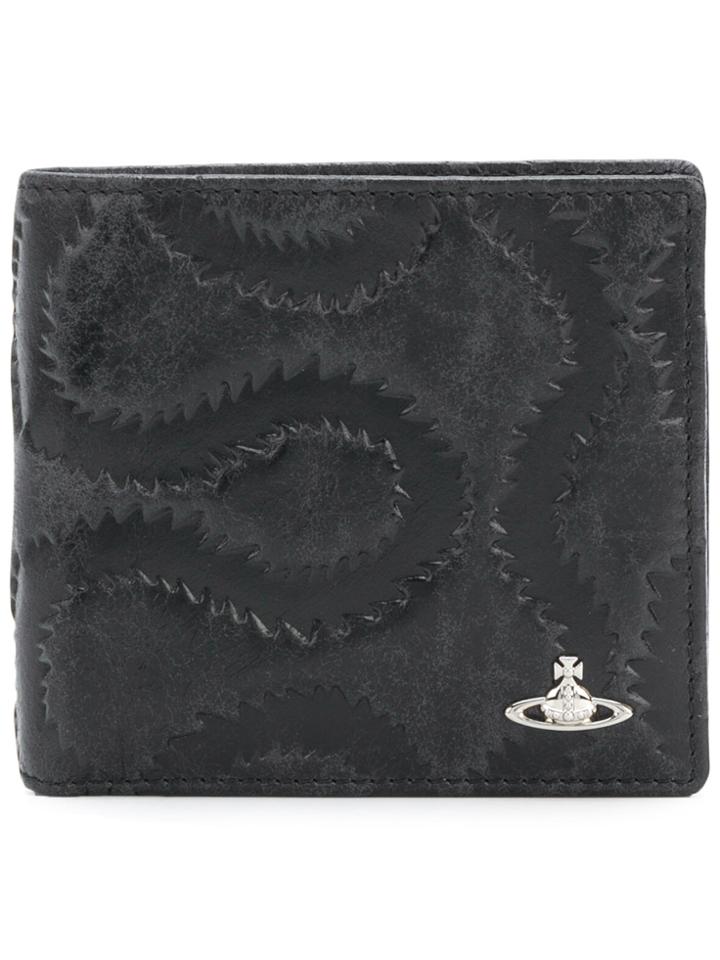 Vivienne Westwood Embossed Billfold Wallet - Black