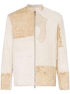 By Walid Embroidered Patchwork Victorian Jacket - Neutrals