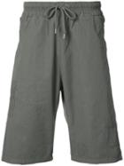 John Elliott - Embroidered Shorts - Men - Cotton - Xl, Grey, Cotton