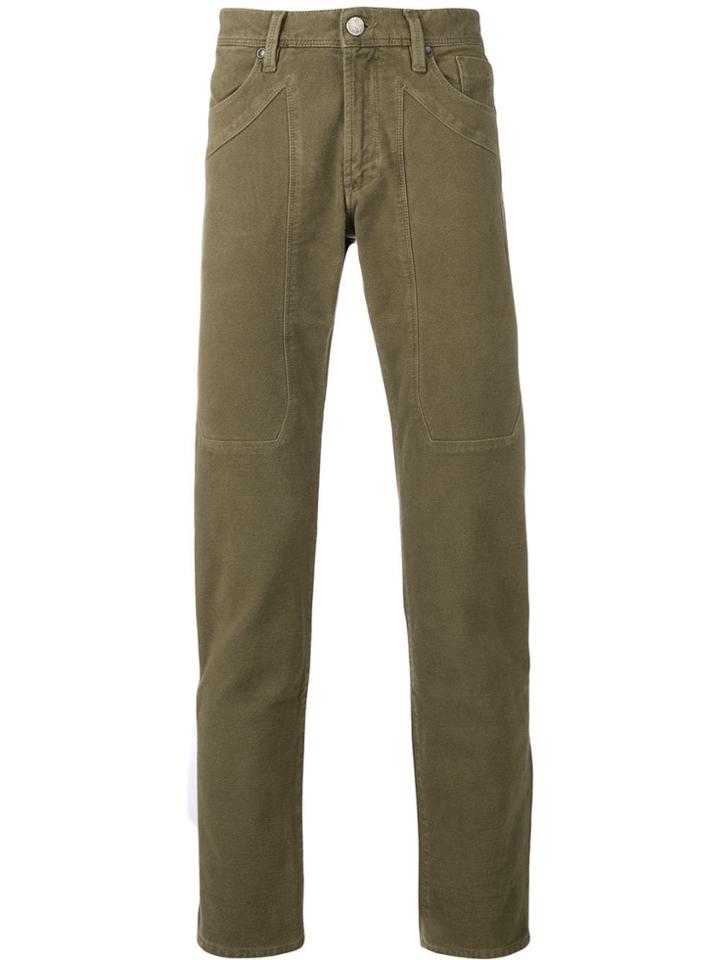 Jeckerson Straight Leg Trousers - Green