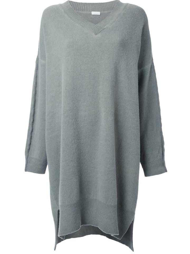 Rito V Neck Oversized Jumper, Women's, Size: 38, Green, Wool