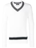 Ermenegildo Zegna V-neck Sweater - White