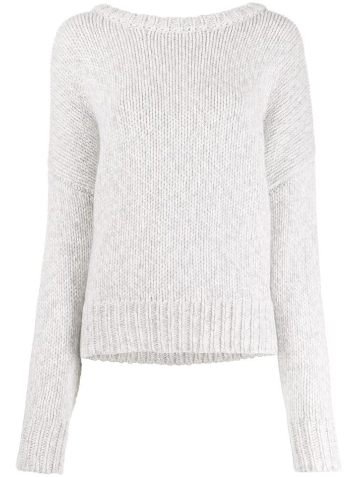 N.peal Cashmere Oversized-fit Jumper - White