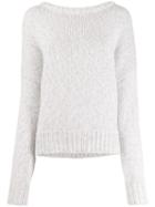 N.peal Cashmere Oversized-fit Jumper - White