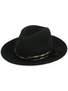 Maison Michel Tassel Detail Hat - Black