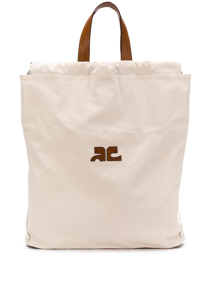 Courrèges Cabas Tote Bag - Neutrals