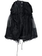 Vanessa Seward Button Up Denim Skirt - Blue