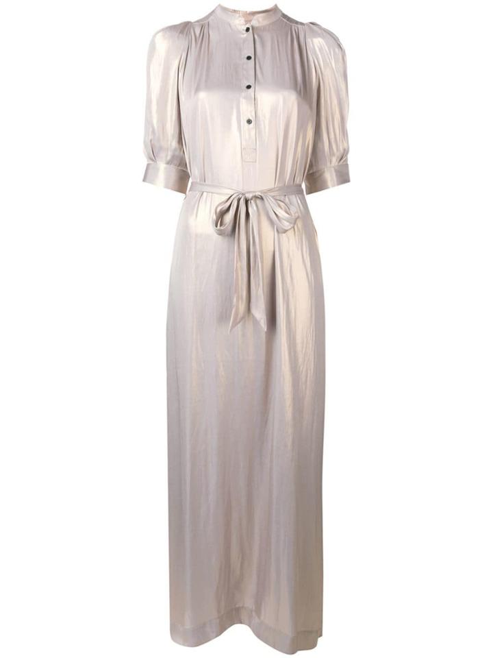 Zadig & Voltaire Foil Maxi Dress - Gold