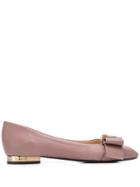 Anna Baiguera Square Toe Ballerina Shoes - Neutrals