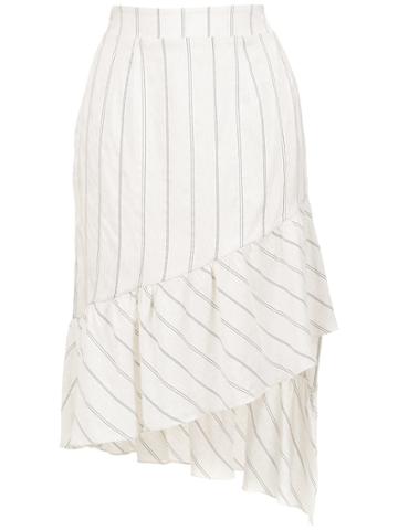 Olympiah Fiora Linen Skirt - White