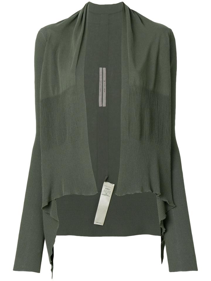 Rick Owens Medium Wrap Cardigan - Green