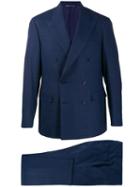Canali Two-piece Double-breasted Suit - Blue