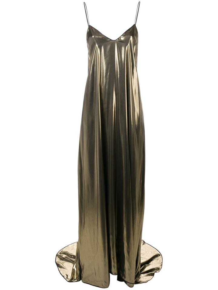 Oseree Metallic Maxi Dress