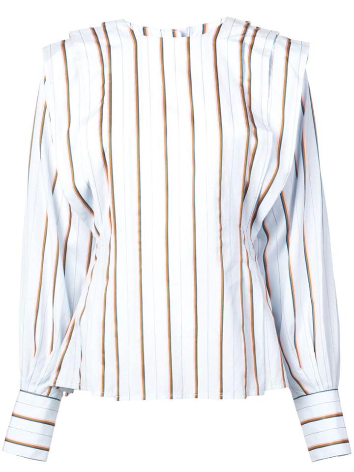 Jill Stuart Striped Blouse - Blue