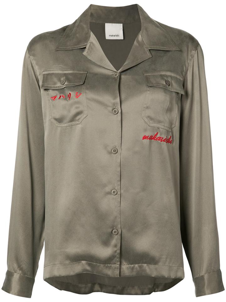 Maharishi Embroidered Blouse - Green